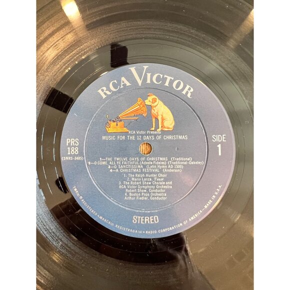 RCA Victor The Twelve Days Of Christmas Vinyl Record PRS-188 Album - Picture 3 of 4